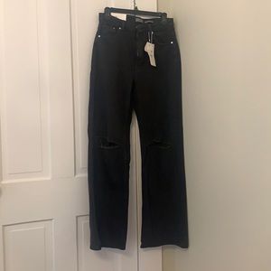 Berksha black wide leg jeans